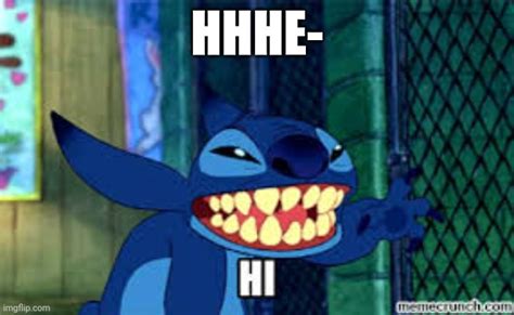 Stitch says hi - Imgflip