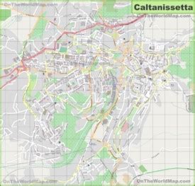 Caltanissetta Maps | Italy | Discover Caltanissetta with Detailed Maps