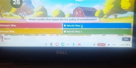 Solved: Which conflict first tested the U.S. policy of containment ...