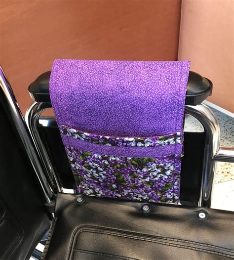 Wheelchair Bag Lilac Lavender Garden Fits Inside Arm and Keeps | Etsy | Wheelchair bags, Walker ...