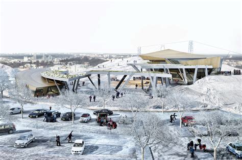 daniel libeskind plans vilnius beacon ski center in lithuania