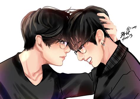 카나kana on Twitter: "👓️👓️ If they're happy, I'm happy too… " in 2020 | Taekook, Vkook fanart, Fan art