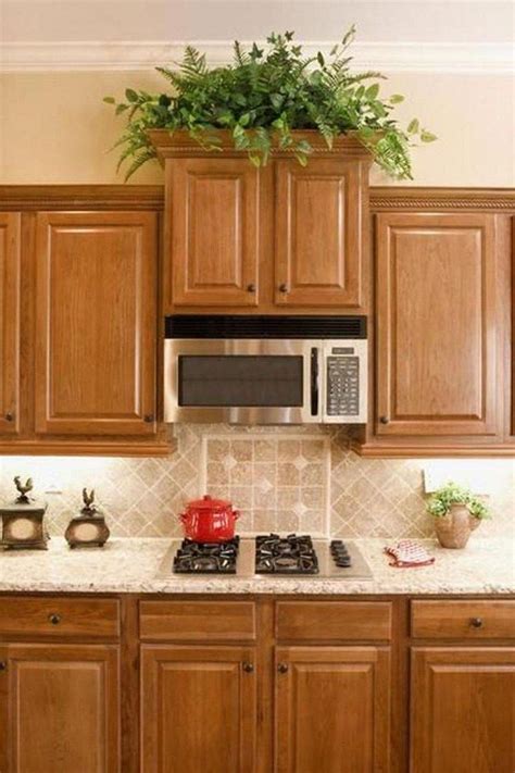 29 Fantastic Kitchen Backsplash Ideas With Oak Cabinets (13) # ...