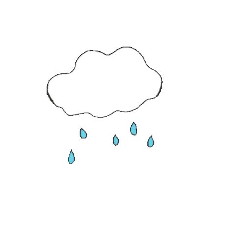 Rain Cloud Sticker