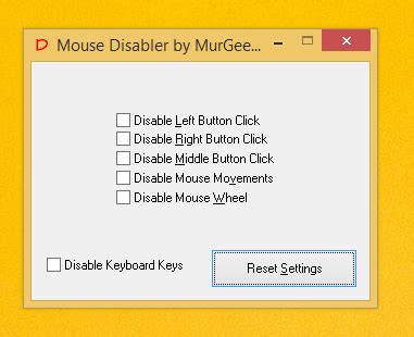 Disable Mouse Buttons | Windows Software Utilities