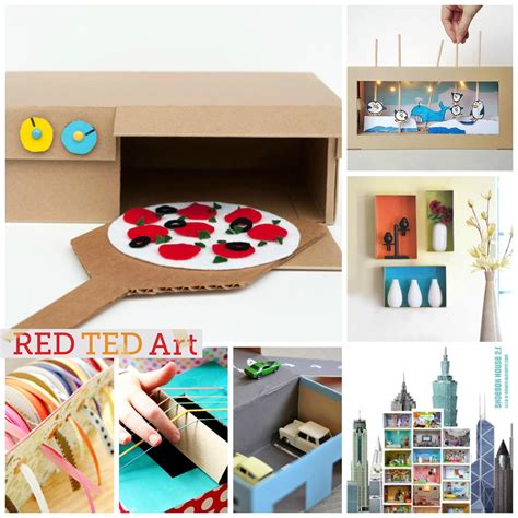 30 Shoe Box Craft Ideas - Red Ted Art - Kids Crafts