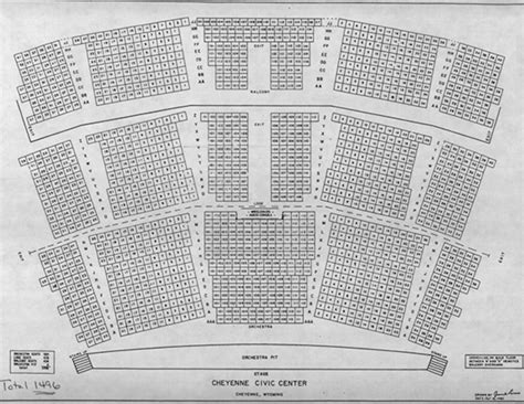 Seating Chart | Cheyenne Civic Center | Cheyenne, Wyoming