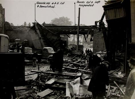 First V1 Flying Bomb Explodes in Grove Road, London, 13 June 1944