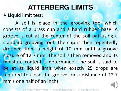 Atterberg limits