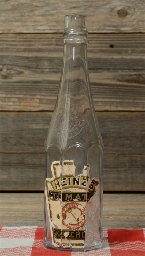 VINTAGE HEINZ KETCHUP Bottle with Patent Date of June 17 1890 | Etsy