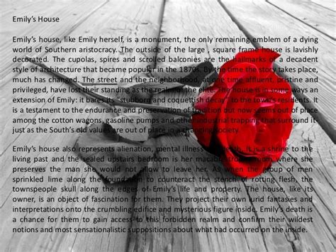 A Rose for Emily - Symbolism - IIA2