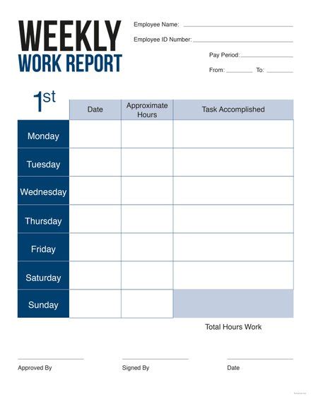 Preschool Weekly Report Template - New Creative Template Ideas