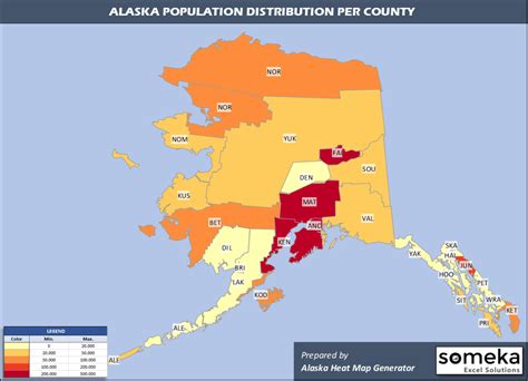 Alaska County Map
