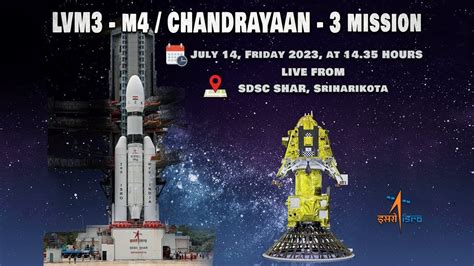 Launch of LVM3-M4/CHANDRAYAAN-3 Mission from Satish Dhawan Space Centre ...