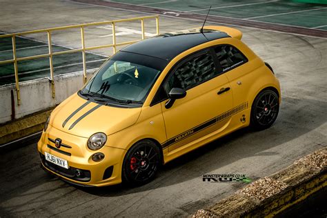 Fiat 500 Abarth Matte Metallic Yellow wrap - a photo on Flickriver