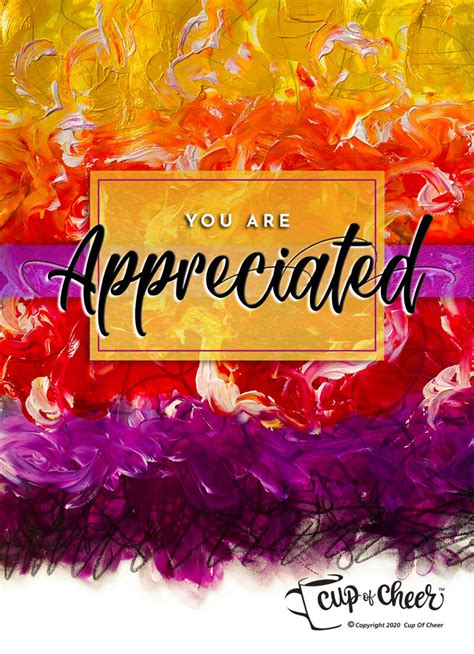 You are Appreciated - Inspiration Nation - Digital Cards