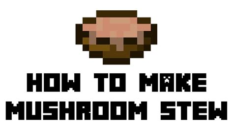 Minecraft Survival: How to Make Mushroom Stew - YouTube