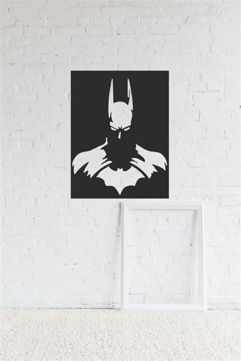 Free STL file batman wall・3D printer model to download・Cults