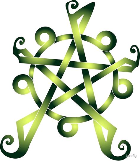 "Celtic Knot Earth Pentagram" by tarafly | Redbubble