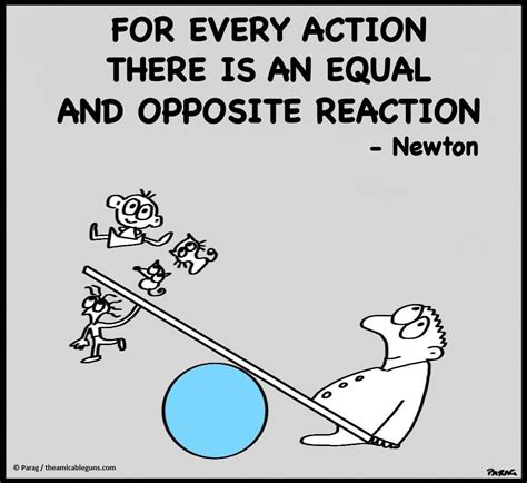 Newton's Third Law by humourinquotes on DeviantArt