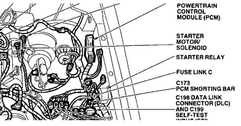 93 Ford ranger starter solenoid location