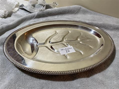 Lot - Silverplate Platter