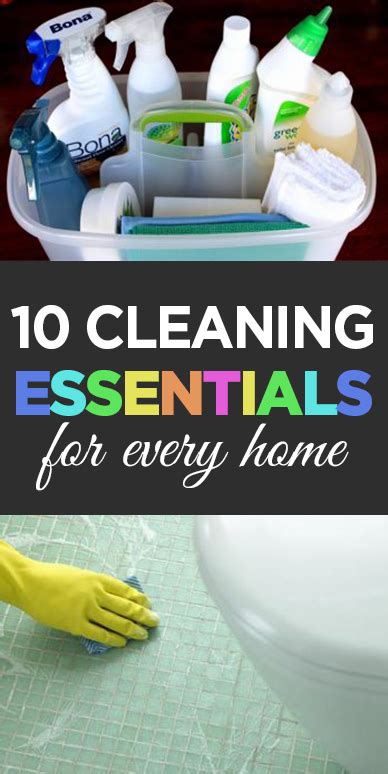 10 Cleaning Essentials for Every Home • Organization Junkie