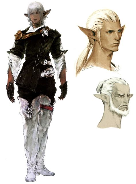 Elezen Male from Final Fantasy XIV: A Realm Reborn #illustration # ...