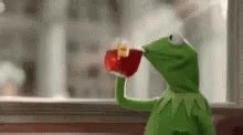 Tea Drama GIF - Tea Drama Kermit - Discover & Share GIFs