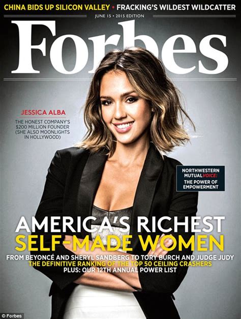 Forbes name Jessica Alba America's richest self-made woman | Daily Mail Online