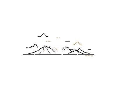 Cape Town, South Africa - Table Mountain by Rosemarie Mañago on Dribbble