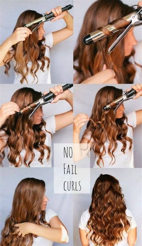 How to Curl Your Hair Using Curling Iron,1. Beachy Waves,2. Spiral ...