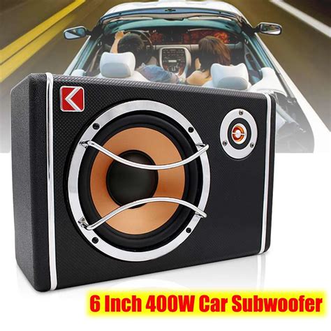 6 Inch 400W 12V Car Speakers Subwoofer Car Audio Car Home Active ...