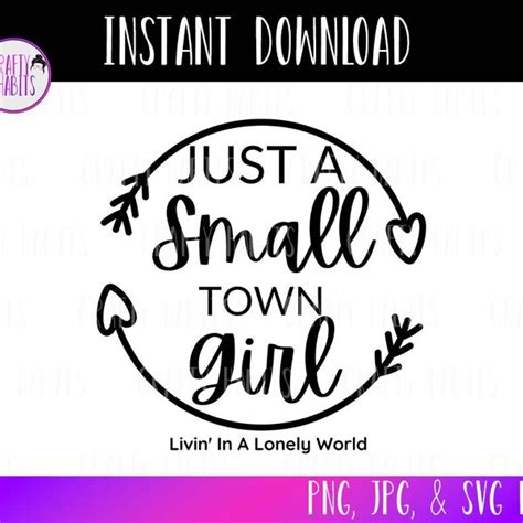 Small Town Girl - Etsy