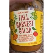 Trader Joe's Salsa, Fall Harvest: Calories, Nutrition Analysis & More | Fooducate