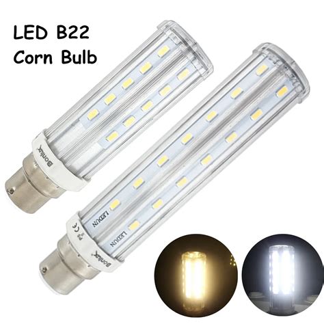 LED B22 Light Bulb 10W 15W Bayonet LED Corn Bulb 110V 220V B22 Base ...