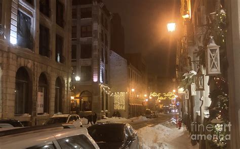 Old Montreal Winter Photograph by Richard Drolet - Fine Art America