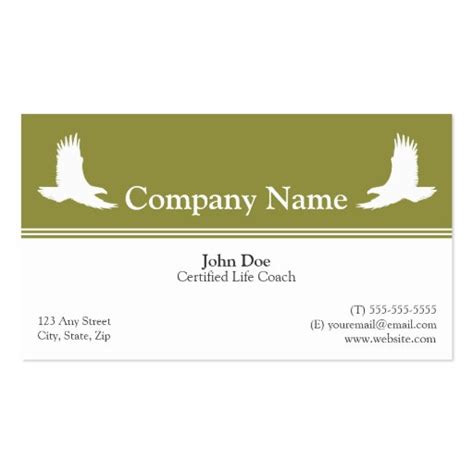 Life Coach Business Card Template | Zazzle