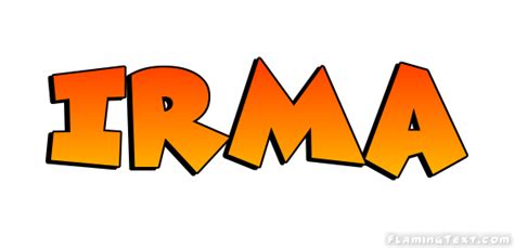 Irma Logo | Free Name Design Tool from Flaming Text