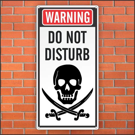 Do Not Disturb Sign Funny Halloween Sign Funny Sign 12