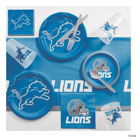 NFL Detroit Lions Game Day Party Supplies Kit | Oriental Trading