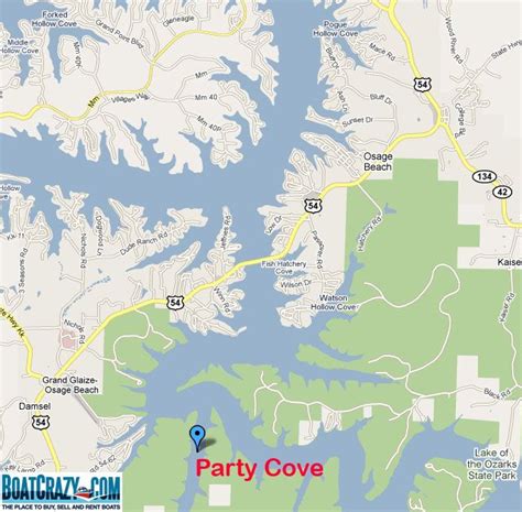 Party Cove, Table Rock Lake, Missouri