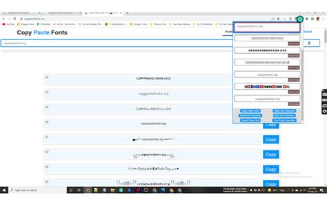 Copy Paste Fonts for Google Chrome - Extension Download