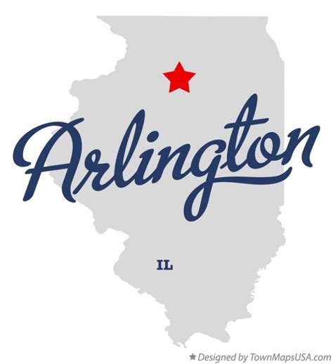 Map of Arlington, IL, Illinois