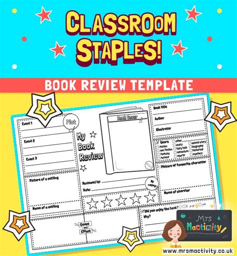 Book Review Template | Primary Teaching Resources | Book review ...