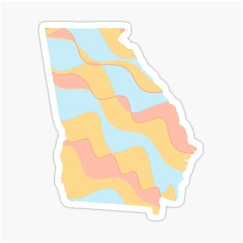 "Georgia" Sticker by gracesmorgan | Redbubble