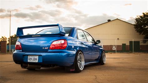 subaru, impreza, wrx, sti, blue, rear view 4k - Free 4k Wallpapers - 40 ...