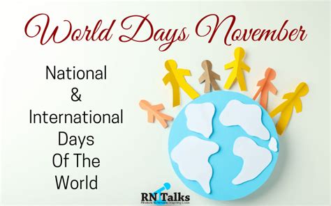 World Days November: National And International Days 2025