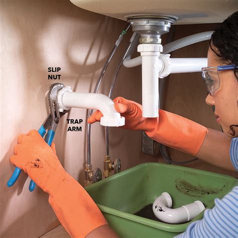 How To Fix A Clogged Kitchen Sink Drain | Dandk Organizer