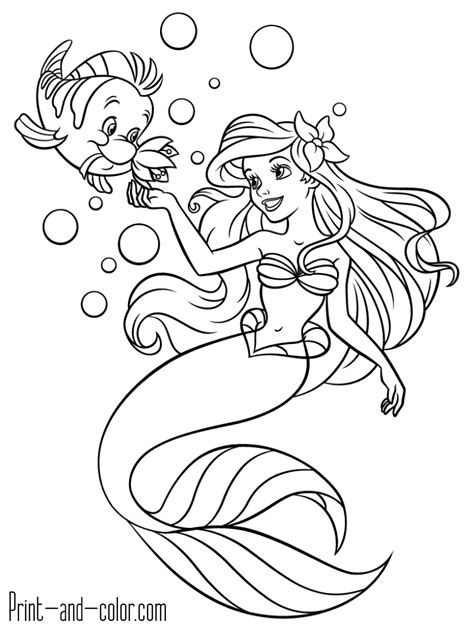 44+ Printable Disney Little Mermaid Coloring Book | RognvaldAaliyah